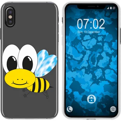 Produktbild von PhoneNatic Case kompatibel mit Apple iPhone Xs Max Silikon-Hülle Cutiemals M1
