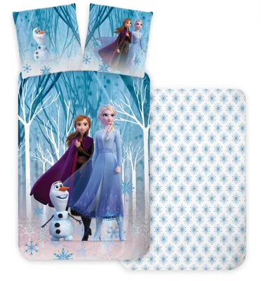 Produktbild von Disney - Frozen - Bettwäsche Set 140×200 cm, 70x90 cm 100% Baumwolle
