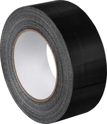 Produktbild von 50mm x 50m Abklebeband Schwarz Gewebeklebeband Klebeband Panzertape Panzerband