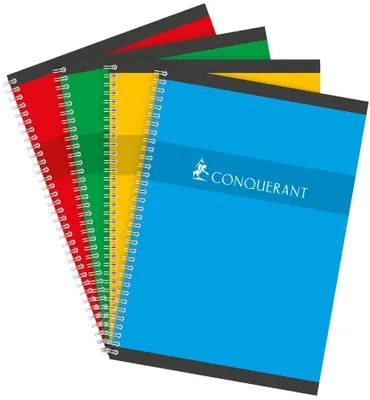 Image de CONQUERANT SEPT Spiralbuch, 240 x 320 mm, kariert, 90 Blatt