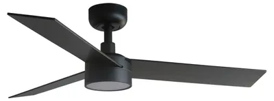 Immagine prodotto di Ventilatore da soffitto a risparmio energetico con luce LED e telecomando Rudder S Nero 106 cm