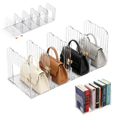 Obrázok produktu pre Omgoods – Organizéry do kabeliek – 8 priehradiek, nastaviteľné vložky na usporiadanie kabeliek a drobností