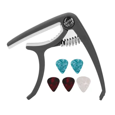 Produktbild von E-Gitarren-Kapodaster,Gitarren-Kapodaster,Gitarren-Kapodaster-Set,Ukulele-Kapodaster,Gitarrenzubehör