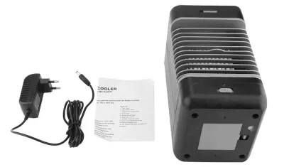 Zdjęcie produktu dla Przenośny klimatyzator, mini wentylator, system nawilżania powietrza, bezprzewodowa chłodnica, wtyczka 110 V.