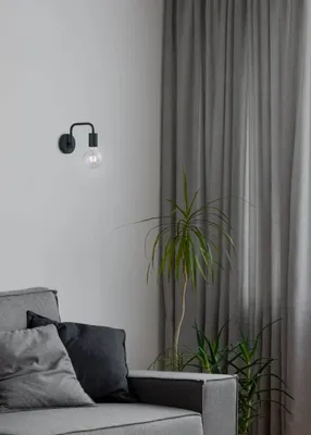 Produktbild von Trio Diallo Wandleuchte E27  Schwarz Matt