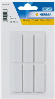 Immagine prodotto di HERMA Filzgleiter weiß    15x45 mm