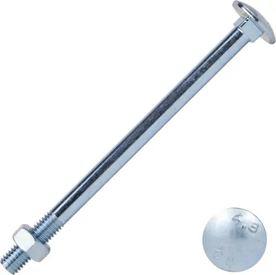 Produktbild von Schlossschrauben verzinkt M8 x 120 mm - 100 Stück