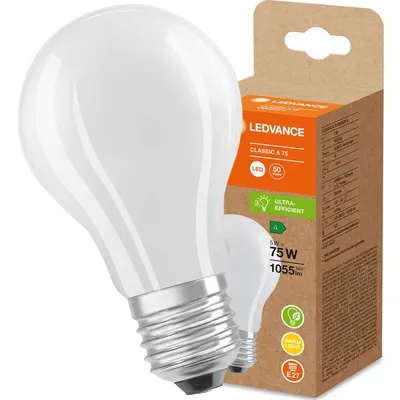 Produktbild von LEDVANCE LED CLASSIC höchste 5W 830 gefrostet E27 Lampe 1055lm 3000K warmweiss wie 75W 4099854002847