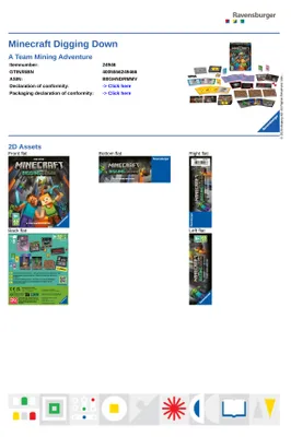 Obrázek produktu pro Karetní hra Ravensburger Minecraft Digging Down 24946