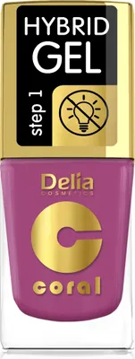 Image de Delia Cosmetics, Hybrid Gel Coral, Lakier Do Paznokci 70 11ml