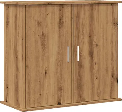 Image de Support d'aquarium Chêne artisanal 81x36x73 cm Bois d'ingénierie