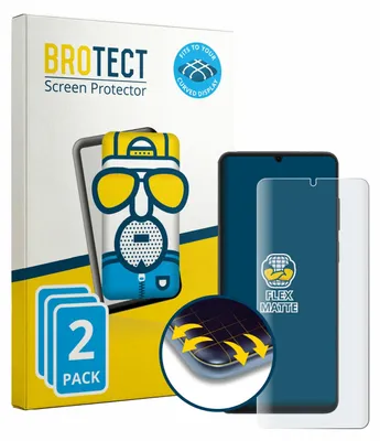 Produktbild von 2x BROTECT Fullscreen Schutzfolie für Honor X6d Displayschutz Folie Fullcover Matt Entspiegelungsfolie