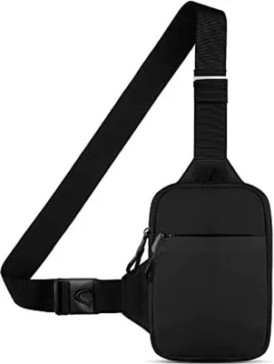 Obrázek produktu pro Mini taška přes rameno, voděodolná, dvě kapsy, přihrádka na telefon, uni, vhodná na sport i na cestování.
