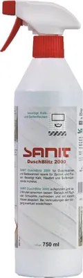 Produktbild von Sanit Duschblitz 2000 mit Sprüher, Flasche 750 ml