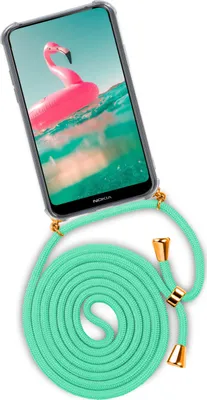 Produktbild von TWIST-Case + TWIST-Cord für Nokia 7.1, Farbe:Icy Mint (Gold)