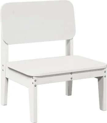Zdjęcie produktu dla VidaXL 859318, Taras, Drewno sosnowe, Biały, 110 kg, 600 mm, 525 mm