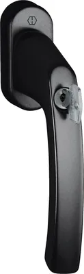Produktbild von HOPPE Fenstergriff LIÈGE abschließbar, Vierkant 7x40, Nm 35 schwarz matt
