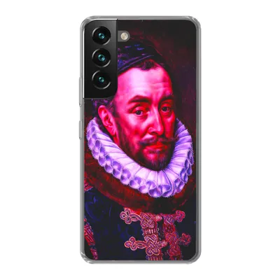 Produktbild von MuchoWow® Handyhülle Schutzhülle Hülle für Samsung Galaxy S22 Plus Wilhelm von Oranien - Kunst - Rosa Silikon Softcase Handy Hülle - Schutzabdeckung