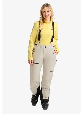 Produktbild von Jack Wolfskin Damen Sporthose Flowline Pro 2L INS Pants W Beige M