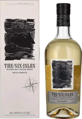 Produktbild von The Six Isles Blended Malt Scotch Whisky BATCH STRENGTH 58% Vol. 0,7l in Geschenkbox
