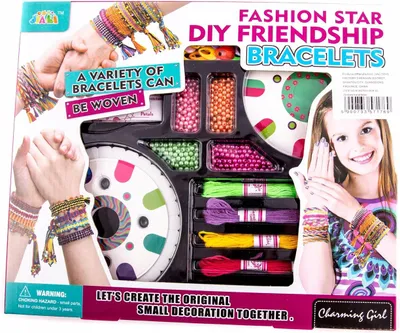 Produktbild von Pirox Armband-Bastelset mit Perlen und Charms