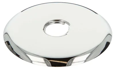 Produktbild von tecuro Gewinderosette 1/2 Zoll x Ø 87 mm x Höhe 6 mm, Messing verchromt