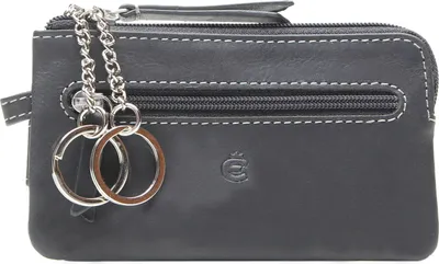 Zdjęcie produktu dla Skórzane etui na klucze Esquire Dallas Key Case z CC czarne czarne