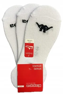 Produktbild von Kappa Sneaker Socken Anti Slip 3er-Pack Weiß