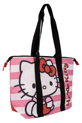 Produktbild von Hello Kitty Strandtasche für Damen und Mädchen, große Strandtasche, transparent,