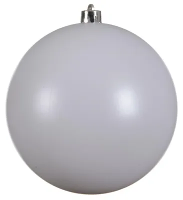 Produktbild von Weihnachtsbaumkugeln bruchfest Ø 20 cm 1 Stück winterweiß glanz