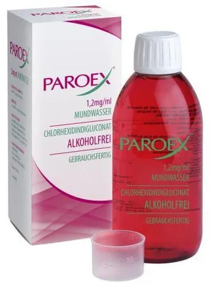 Zdjęcie produktu dla Paroex 1,2 mg/ml płyn do płukania jamy ustnej 300 ml