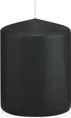Produktbild von Wiedemann Stumpenkerzen Schwarz 80 x Ø 58 mm, 16 Stück