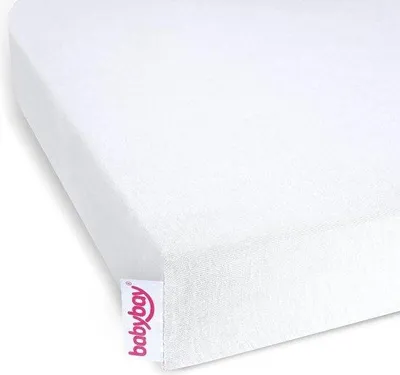 Productafbeelding van Famanu spannenlakens voor babybedden - 100% katoen - 2 stuks - Wit