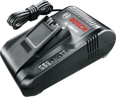 Immagine prodotto di Caricabatteria rapido, 18 V, Bosch AL1880CV, agli ioni di litio, tempo di ricarica 45 minuti, segnale Ready to go, compatibile con sistema agli ioni di litio 18 V