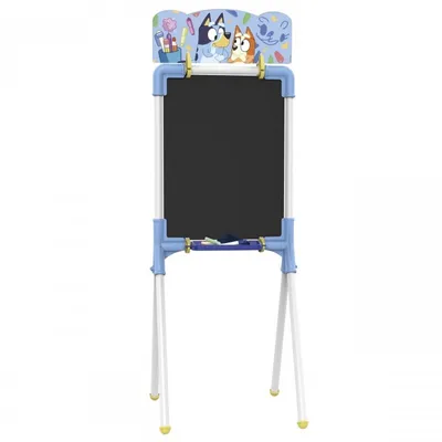 Produktbild von Jungen - Bluey 2 in 1 Whiteboard für Kinder. Inklusive Filzstift, Kreide und Radiergummi. Ab 3 Jahre alt (53053) BOYS