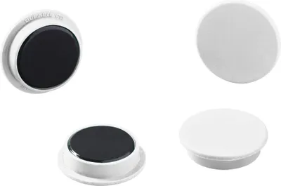 Produktbild von DURABLE Magnete Ø 21 mm Industrieverpackung 20 St., 475202 weiß