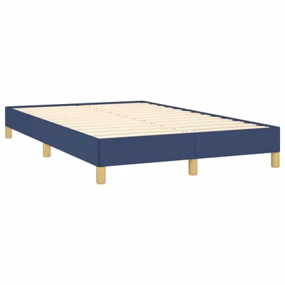 Produktbild von Bettgestell ohne Matratze Blau 120x190 cm Stoff
