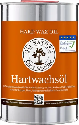 Produktbild von Oli-Natura Hartwachsöl - Farblos 0,25 Liter