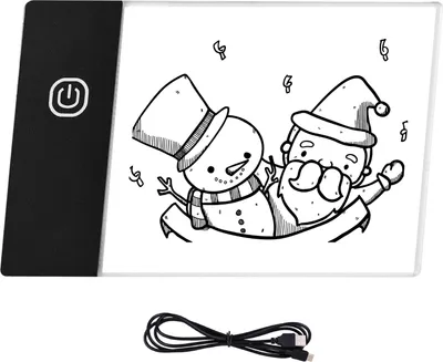 Obrázek produktu pro Super Mini LED Light Pad Ultra Thin Light Box USB Powered Dimmable Brightness Artcraft Tracer for Kids Students Adults Drawing Tracing Calligraphy Flipbook Flip Books Animation Cartoon Creation