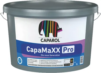 Produktbild von Caparol CapaMaXX PRO Innenfarbe LF matt weiß, 5l : 5 Liter