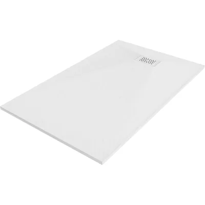 Zdjęcie produktu dla Mexen Hugo brodzik prostokątny SMC 160 x 90 cm, biały, maskownica biała - 42109016-W