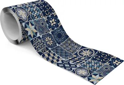 Obrázek produktu pro Muralo Samolepicí rámeček na tapety Portugalské ornamenty MOSAIC dlaždice