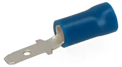 Zdjęcie produktu dla Izolowane wtyki Faston męskie 2,8 mm, opakowanie zbiorcze 10 sztuk