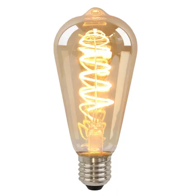 Produktbild von Olucia - TUELO - E27 LED Edison-Glühbirne - 4W - 2200K - Dimmbar - Bernstein