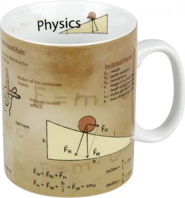 Image de Könitz Physics knowledge mug anglais, mug, tasse, tasse à café, porcelaine, 460 ml, 11 1 330 2062