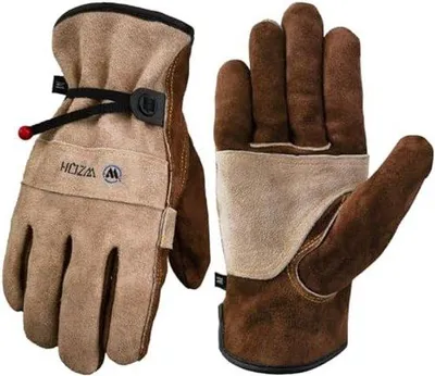 Produktbild von Famanu Arbeitshandschuhe aus Leder - für Gartenarbeit, Schweißen, Bau und mehr