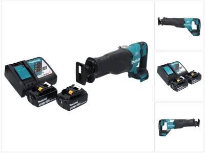 Produktbild von Makita DJR 187 RT Akku Reciprosäge Säbelsäge 18 V Brushless + 2x Akku 5,0 Ah + Ladegerät