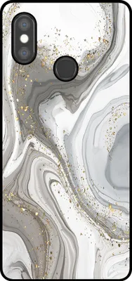 Obrázok produktu pre Smartphonica Puzdro na telefón vhodné pre Xiaomi Mi 8 SE s mramorovou potlačou - TPU zadný kryt puzdra s mramorovým dizajnom - Silver