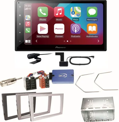 Produktbild von Pioneer SPH-DA160DAB CarPlay Einbauset für Opel Omega B Meriva A Agila Vivaro