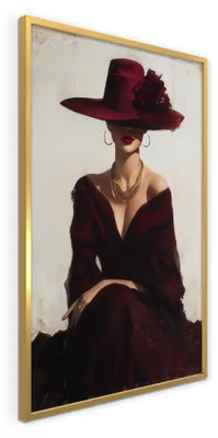 Zdjęcie produktu dla STYLER Obraz na ścianę 60x90 cm w ramie MDF motyw artystycznego plakatu dekoracja do salonu sypialni biura przedpokoju Modernpik POSTER JOLENE